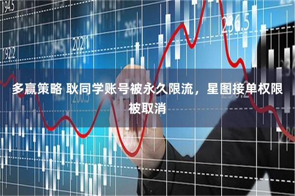 多赢策略 耿同学账号被永久限流，星图接单权限被取消